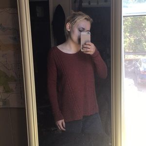 red American Eagle sweater women's XS